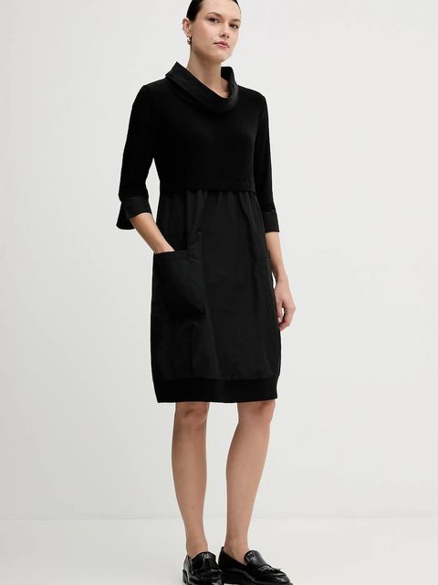 Joseph Ribkoff sukienka kolor czarny mini rozkloszowana 173444 - zdjęcie produktu nr 2