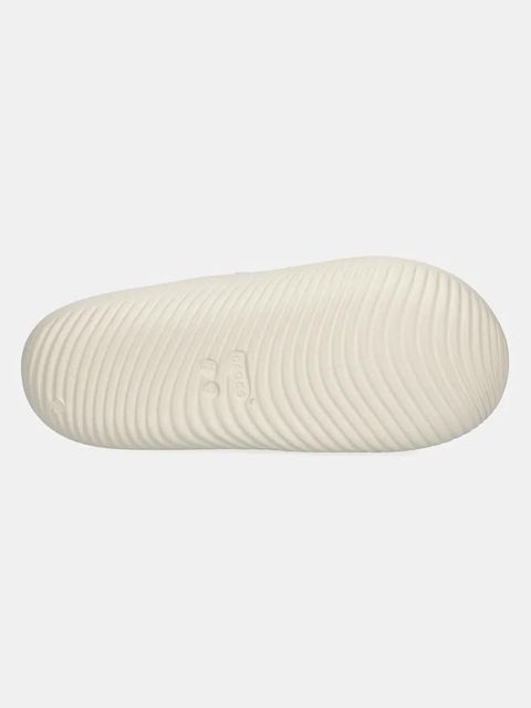 Crocs klapki Mellow Luxe Recovery Slide kolor beżowy 209413.160