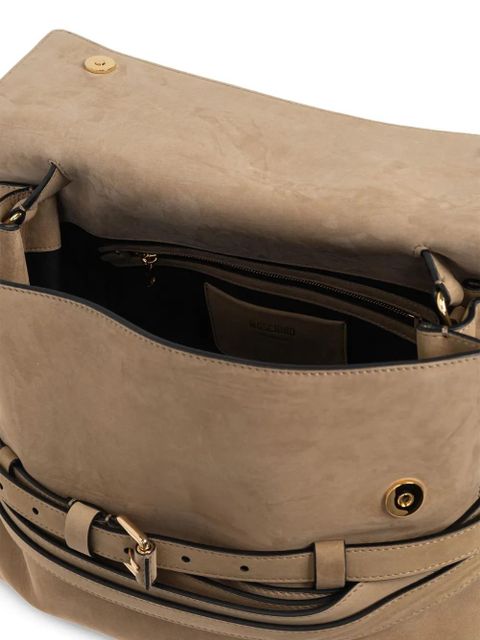 Moschino Tie Me strap-detail tote bag - Neutrals