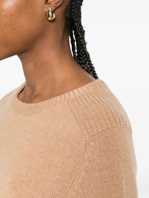 KHAITE Lorelai crew-neck sweater - Neutrals
