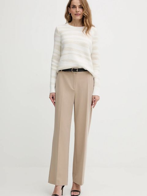 Morgan sweter damski kolor beżowy MTIGRA - zdjęcie produktu nr 2