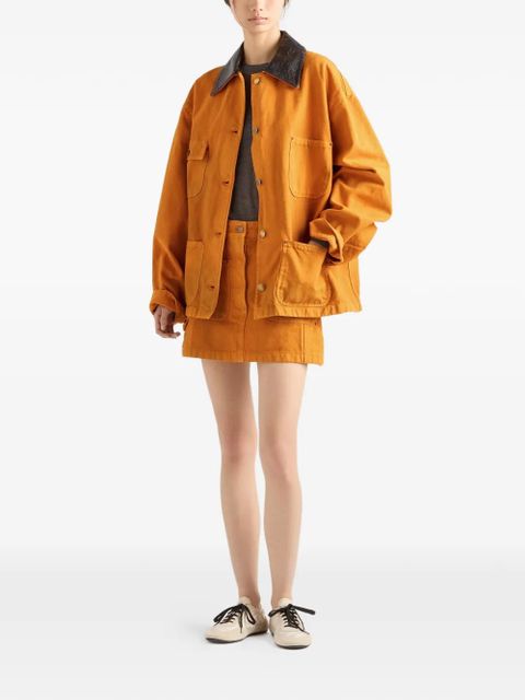 Prada canvas mini skirt - Orange - zdjęcie produktu nr 2