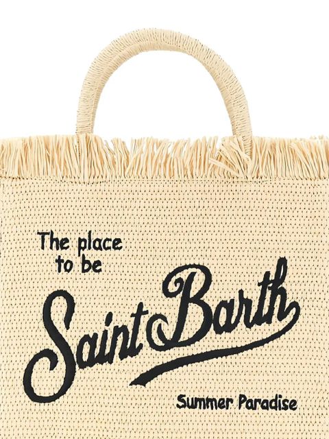MC2 Saint Barth Colette fringed beach bag - Neutrals - zdjęcie produktu nr 2