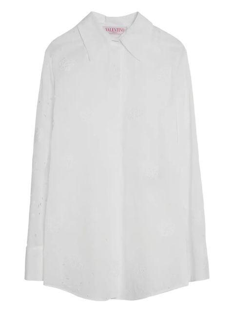 Valentino Garavani broderie anglaise shirt - White - zdjęcie produktu nr 1