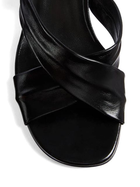 KHAITE Liria sandals - Black