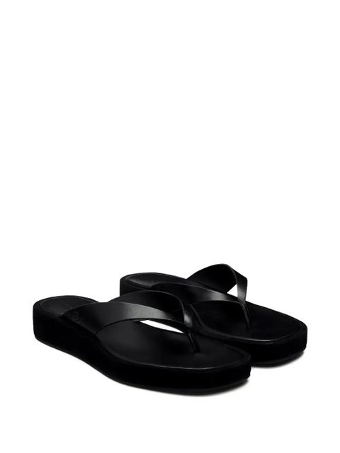 Reformation eden platform thong sandal - Black - zdjęcie produktu nr 2