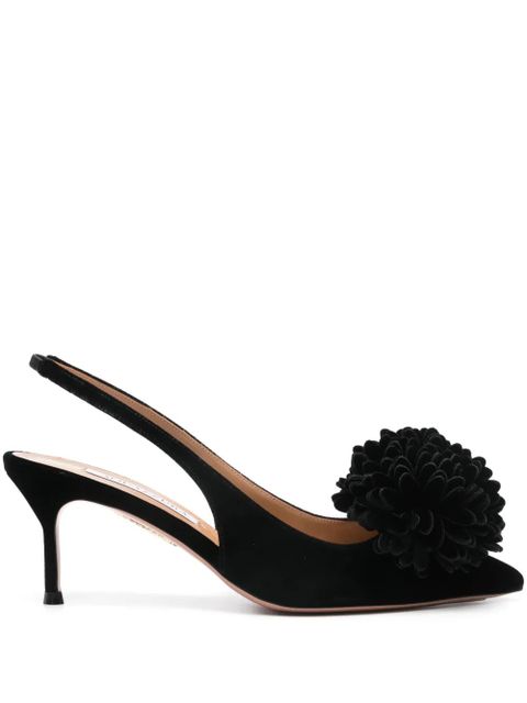 Aquazzura 65mm Couturier slingback pumps - Black - zdjęcie produktu nr 1