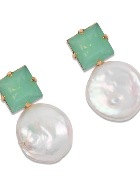 Jennifer Behr Junia earrings - White - zdjęcie produktu nr 2