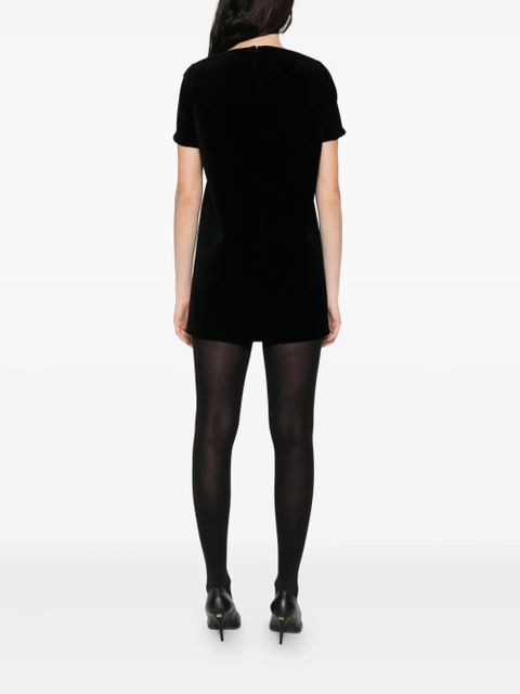 KHAITE Benji mini dress - Black - zdjęcie produktu nr 2