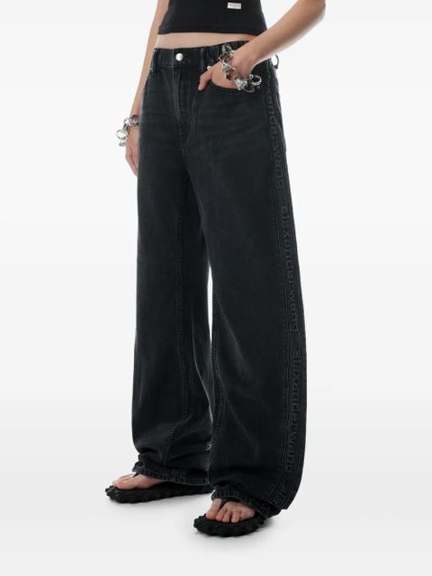 Alexander Wang wide-leg jeans - Black