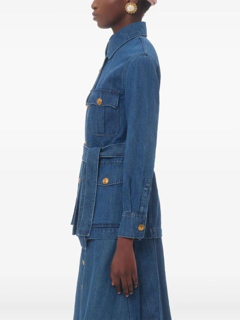 Valentino Garavani Sahariana denim jacket - Blue