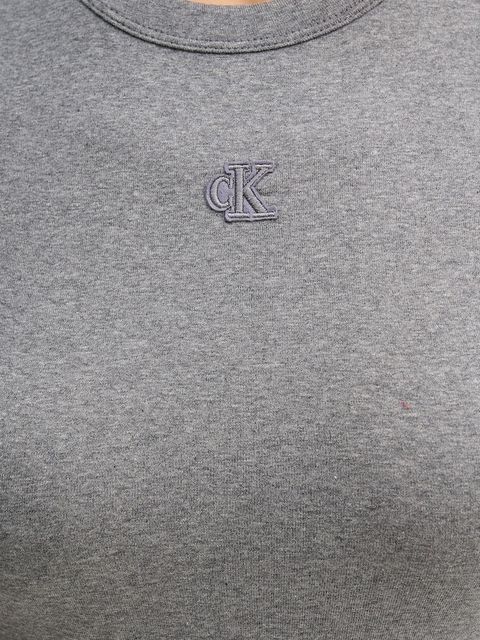 Calvin Klein Jeans sukienka kolor szary mini dopasowana LV047B266G