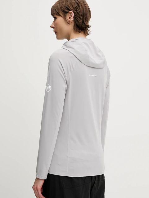 Mammut longsleeve sportowy Selun FL kolor szary - zdjęcie produktu nr 2
