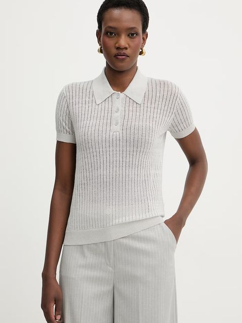 Patrizia Pepe polo swetrowe damskie lniane - zdjęcie produktu nr 1