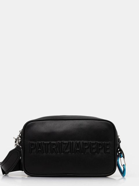 Patrizia Pepe torebka skórzana kolor czarny 8B0254 L113 - zdjęcie produktu nr 1