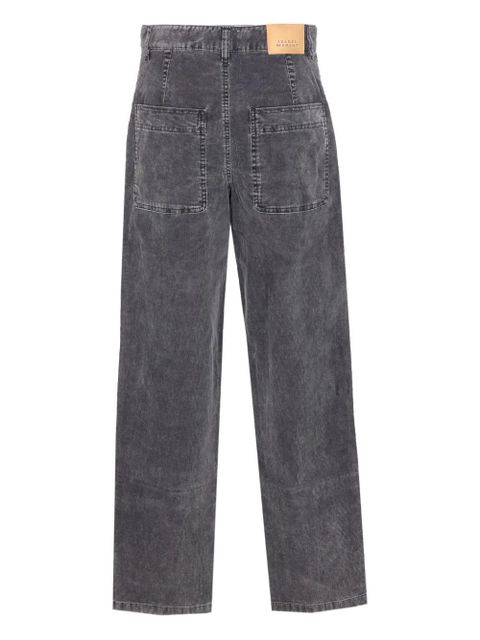 MARANT ÉTOILE Onyta patch-pocket corduroy trousers - Black - zdjęcie produktu nr 2