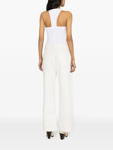 ISABEL MARANT Zineba knotted tank top - White