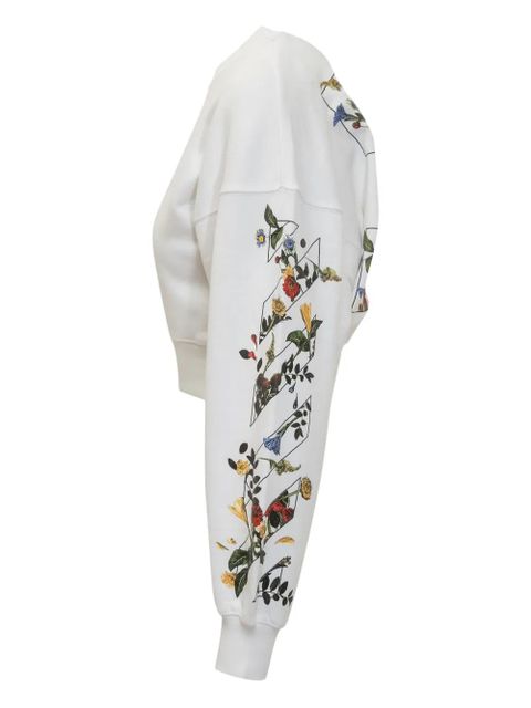 Off-White floral-print crew-neck sweatshirt - zdjęcie produktu nr 2