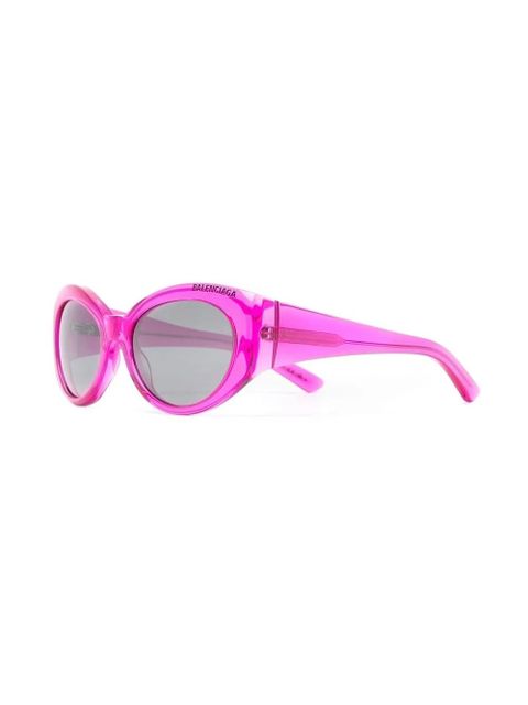 Balenciaga Eyewear debossed-logo cat-eye sunglasses - Pink - zdjęcie produktu nr 2