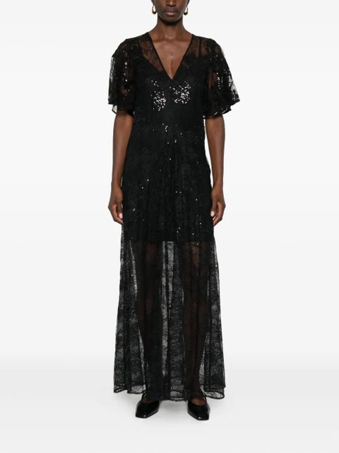 Maje sequin-embellished maxi dress - Black - zdjęcie produktu nr 2