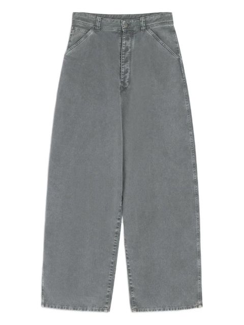 LEMAIRE snow-wash tapered trousers - Grey - zdjęcie produktu nr 1