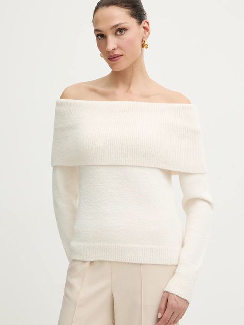 Morgan sweter damski kolor beżowy MBOGO - zdjęcie produktu nr 1