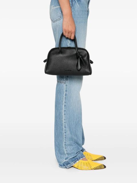 Jacquemus small The Turismo leather tote bag - Black - zdjęcie produktu nr 2