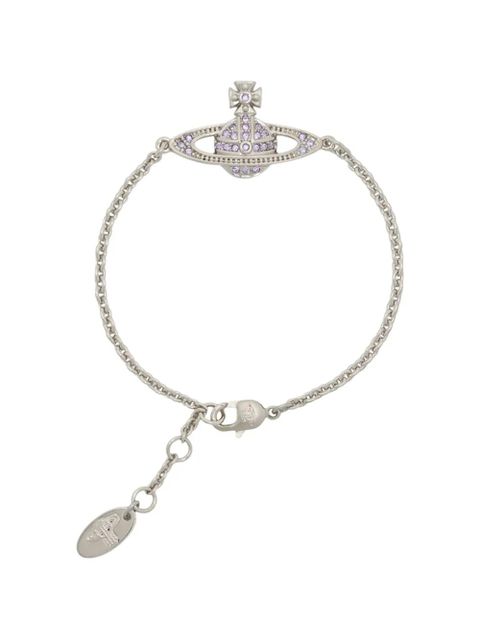 Vivienne Westwood Mini Bas Relief chain bracelet - Silver - zdjęcie produktu nr 1