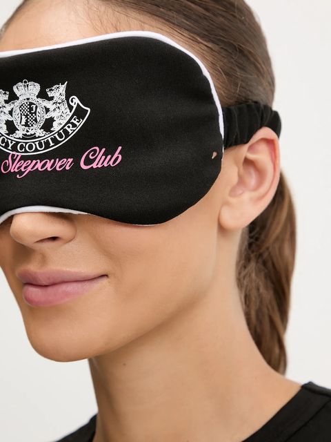 Juicy Couture komplet piżamowy JUICY SLEEPOVER CLUB SHORT PYJAMA SET damska kolor czarny JCLPJ225501