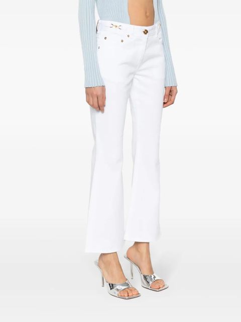 Versace Medusa '95 mid-rise flared jeans - White