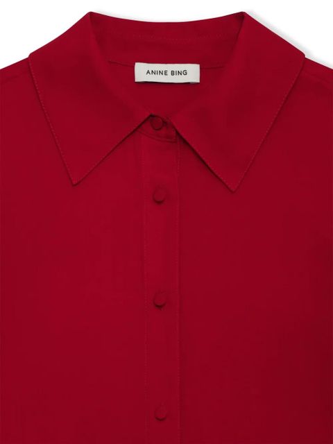 ANINE BING Bridget shirt - Red