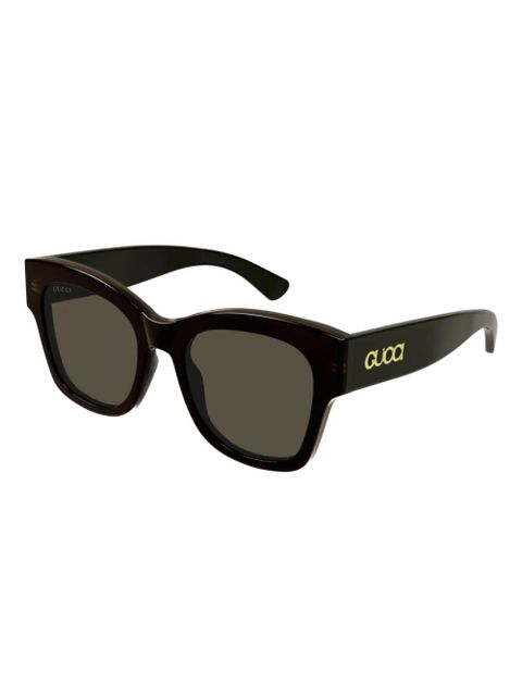 Gucci Eyewear butterfly-frame sunglasses - Brown - zdjęcie produktu nr 2