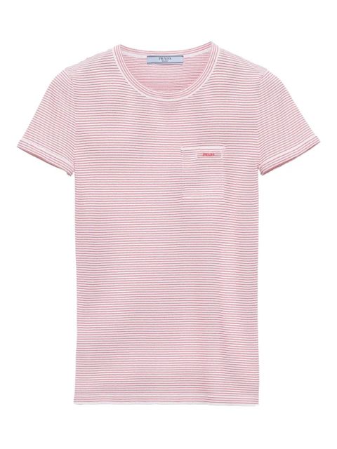 Prada striped T-shirt - White - zdjęcie produktu nr 1