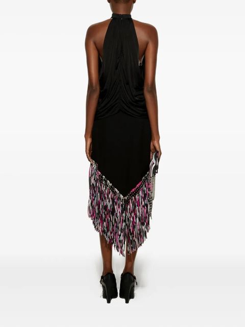 PUCCI draped turtleneck top - Black