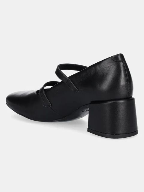 Vagabond Shoemakers czółenka skórzane ADISON kolor czarny na słupku 5739-101-20