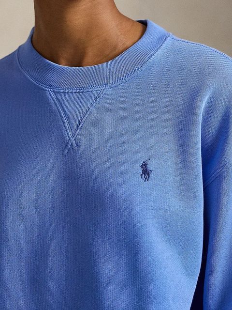 Polo Ralph Lauren bluza damska kolor niebieski gładka 211971697