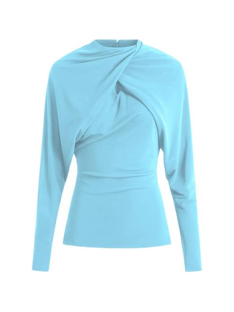 16Arlington Alcide draped twist top - Blue - zdjęcie produktu nr 1
