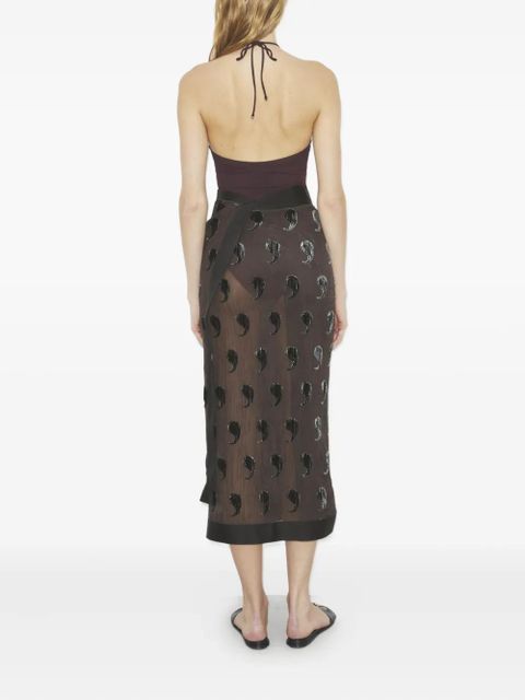 Tory Burch paisley pareo - Brown