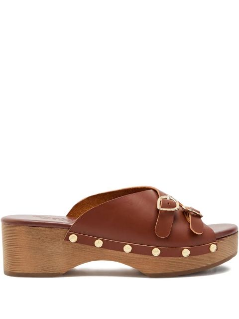 Ancient Greek Sandals Natali Sabot sandals - Brown - zdjęcie produktu nr 1