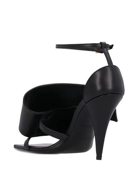 Givenchy 100mm wrapped ankle-strap sandals - Black