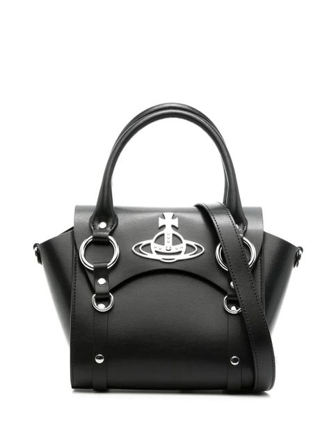 Vivienne Westwood Betty Orb-plaque mini bag - Black - zdjęcie produktu nr 1