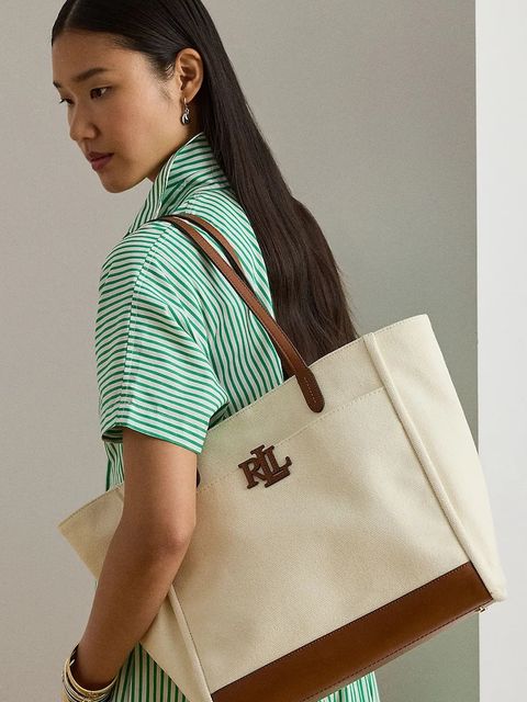 Lauren Ralph Lauren torebka bawełniana