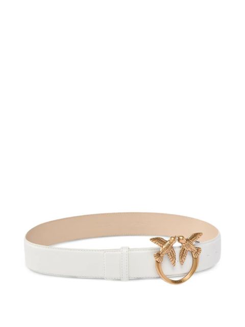 PINKO Love Birds-buckle belt - White - zdjęcie produktu nr 2