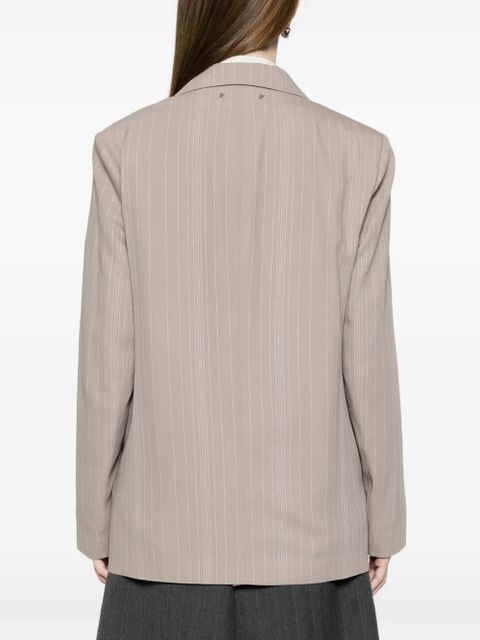Golden Goose pinstripe embellished blazer - Neutrals