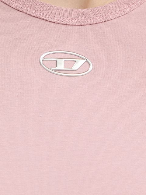 Diesel t-shirt T-UNCUTIESLONG-OD damski kolor różowy A19917.0AHQH