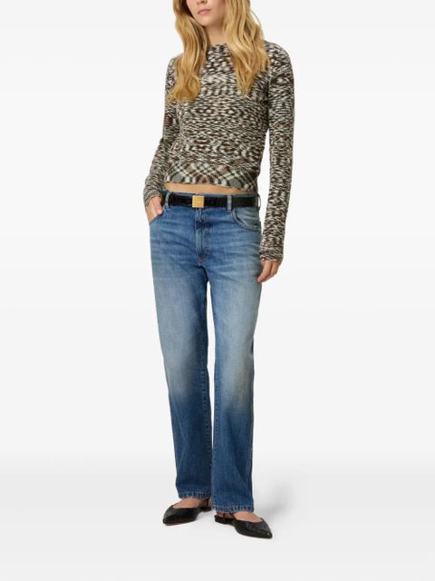 Missoni patterned crew-neck sweater - Black - zdjęcie produktu nr 2