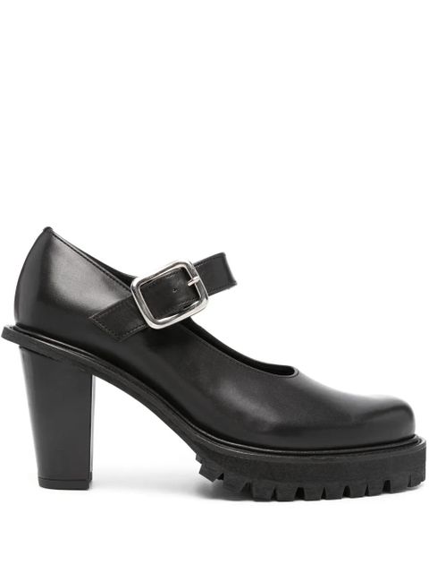 Comme Des Garçons 95mm leather sandals - Black - zdjęcie produktu nr 1