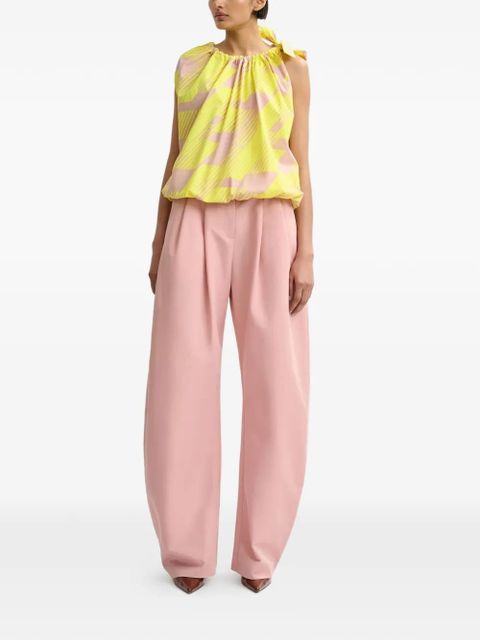 Essentiel Antwerp tie-detail blouse - Yellow - zdjęcie produktu nr 2