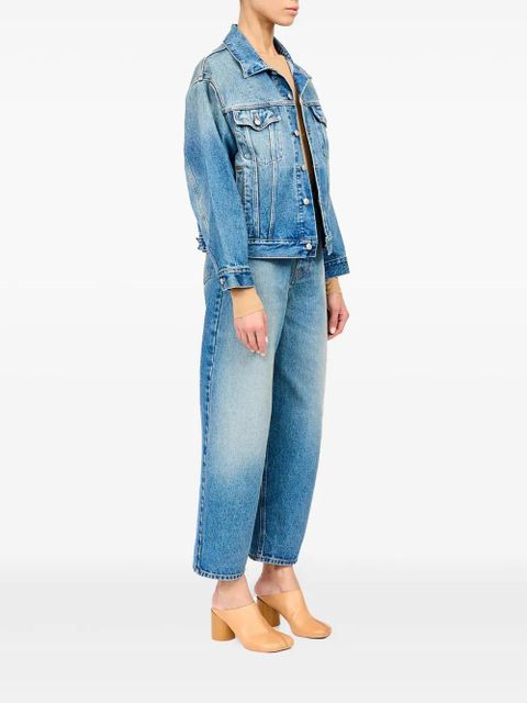 MM6 Maison Margiela single-stitch denim jacket - Blue