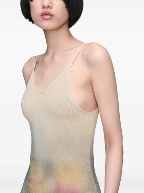 Maison Margiela cotton midi dress - Neutrals